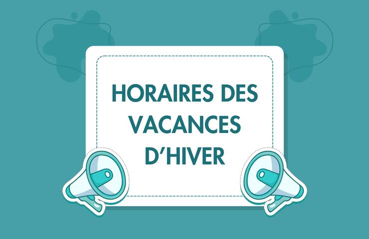 Photo de Modification des horaires - Vacances