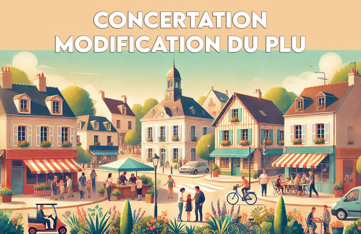 Photo de Concertation du public dans le cadre de la modification du PLU