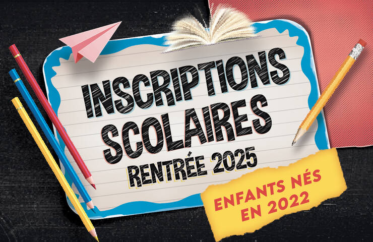 Photo de Inscription scolaire rentrée 2025-2026 - Du 10 février au 2 mars 2025