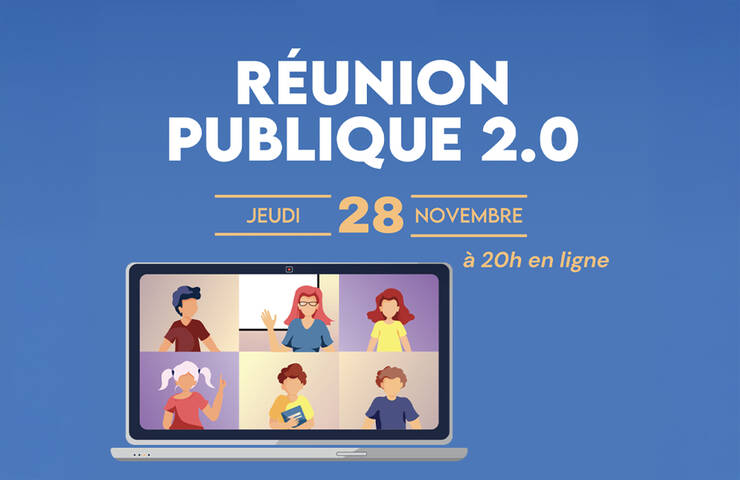 Photo de Réunion publique en ligne : On répond à vos questions