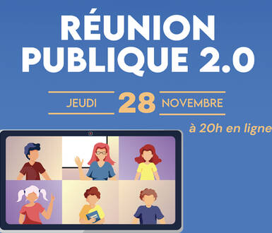 Photo de Réunion publique en ligne : On répond à vos questions